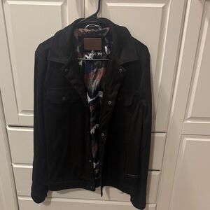 Men's Black Shirt Jacket